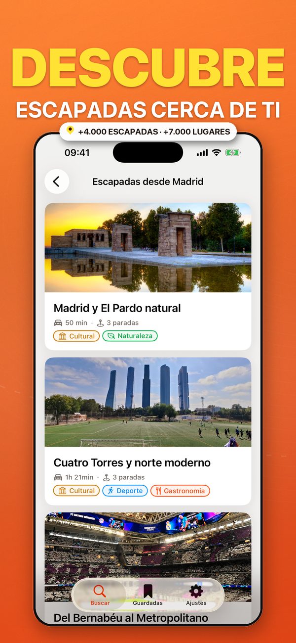 Descubre escapadas cerca de ti