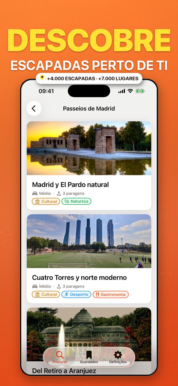 Descobre passeios perto de ti